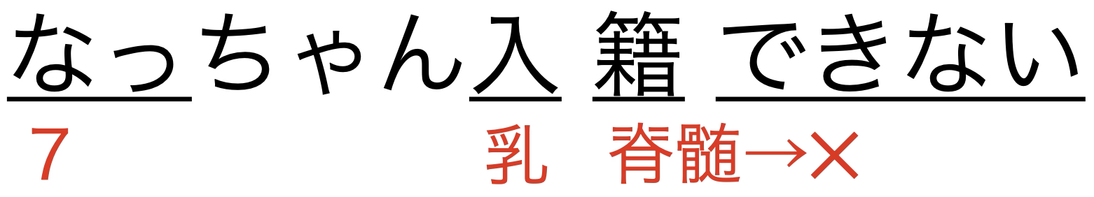乳濁性注射剤の語呂合わせ