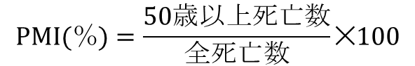 PMIの計算式