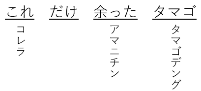 コレラ様症状型の語呂