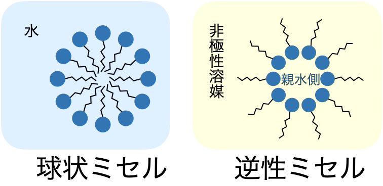 ミセルの種類