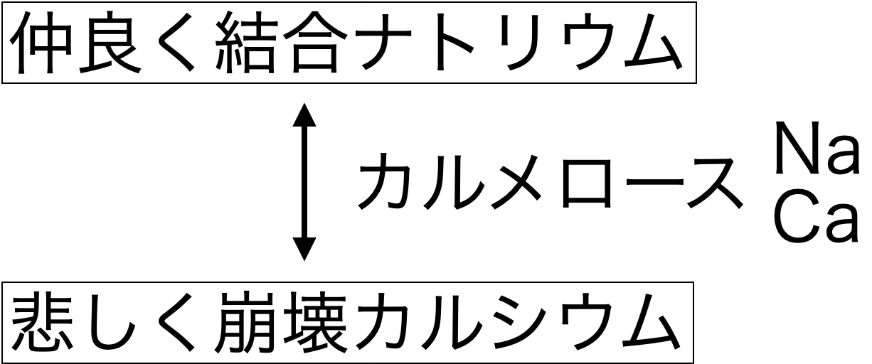 結合剤と崩壊剤の語呂合わせ